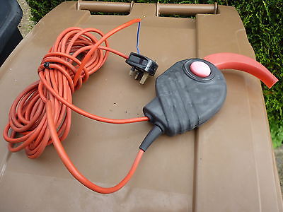 Bosch Rotak 34 Electric Push Lawnmower Mower Switch, Box & Cable